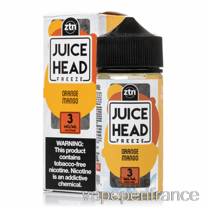 Congeler Mangue Orange - Tête De Jus - Stylo Vape 100 Ml 3 Mg